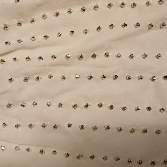 Pookie & Sebastian Cream White Dress Medium - Picture 3 of 6